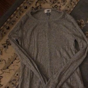 Gray sweater